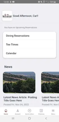 Red Rocks Country Club android App screenshot 1